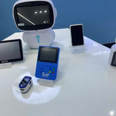 A corner of the product showcase, with a wide range of applied products